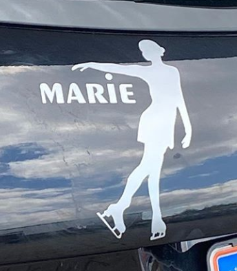 Marie decal