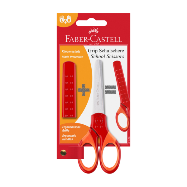 Faber-Castell rød saks